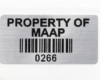 Barcode Labels MAAP